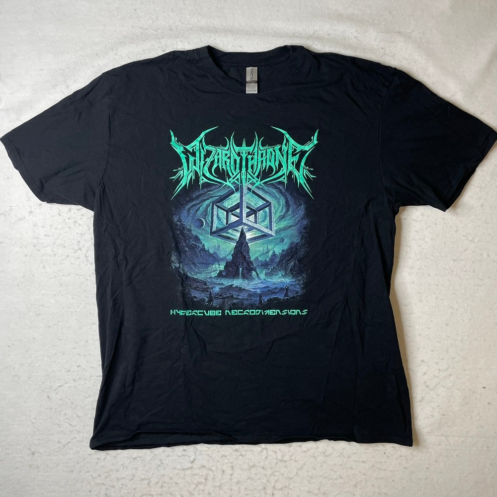 Gildan Softstyle Wizard Throne Necrodimension T Shirt Black 2XL‎